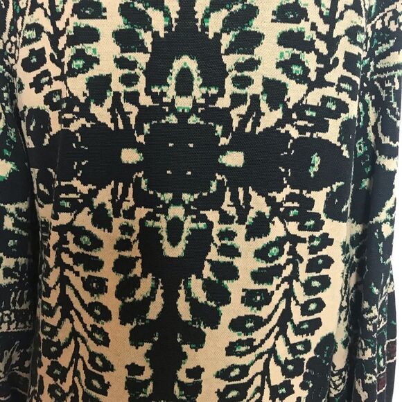 Free People Music and Lyrics Sweater Dress Women's Size Medium Mini V-Neck - Picture 8 of 14